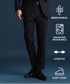 THE SHOP TK / ザ ショップ ティーケー パンツ | ライトドッツスラックス【セットアップ可/洗濯機OK】