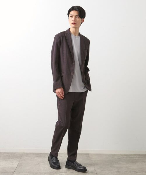 THE SHOP TK / ザ ショップ ティーケー パンツ | ライトドッツスラックス【セットアップ可/洗濯機OK】 | 詳細23