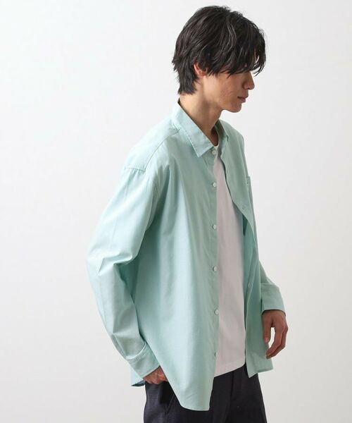 THE SHOP TK / ザ ショップ ティーケー シャツ・ブラウス | 綿麻ポリCOOLMAX（R）長袖シャツ | 詳細11