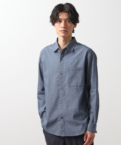 THE SHOP TK / ザ ショップ ティーケー シャツ・ブラウス | 綿麻ポリCOOLMAX（R）長袖シャツ | 詳細14