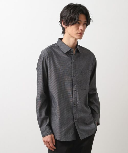 THE SHOP TK / ザ ショップ ティーケー シャツ・ブラウス | 綿麻ポリCOOLMAX（R）長袖シャツ | 詳細7