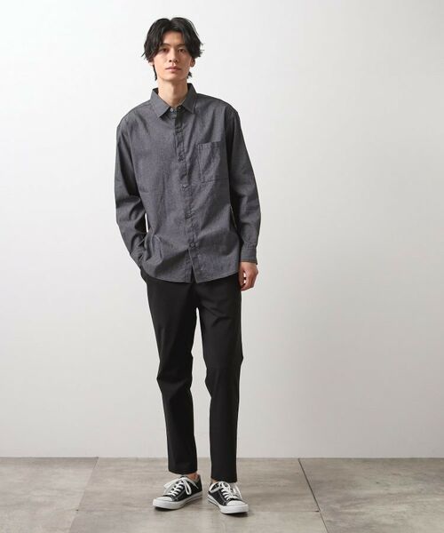 THE SHOP TK / ザ ショップ ティーケー シャツ・ブラウス | 綿麻ポリCOOLMAX（R）長袖シャツ | 詳細8