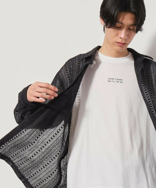 THE SHOP TK / ザ ショップ ティーケー シャツ・ブラウス | レースシャツアンサンブル長袖シャツ・半袖Tシャツセットアイテム | 詳細11