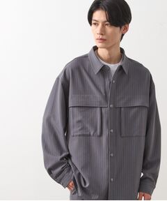 THE SHOP TK / ザ ショップ ティーケー シャツ・ブラウス | ダブルポケットシャツ【セットアップ可/洗濯機OK】