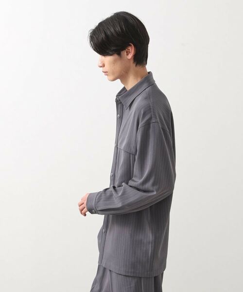 THE SHOP TK / ザ ショップ ティーケー シャツ・ブラウス | ダブルポケットシャツ【セットアップ可/洗濯機OK】 | 詳細12