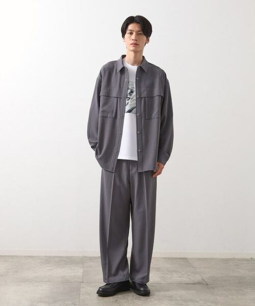 THE SHOP TK / ザ ショップ ティーケー シャツ・ブラウス | ダブルポケットシャツ【セットアップ可/洗濯機OK】 | 詳細15