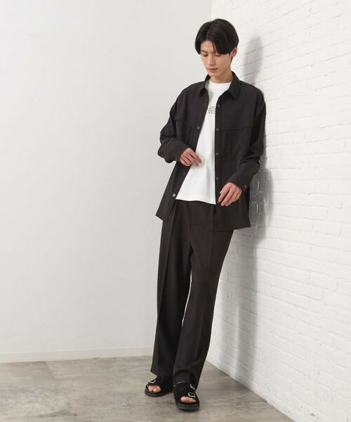 THE SHOP TK / ザ ショップ ティーケー シャツ・ブラウス | ダブルポケットシャツ【セットアップ可/洗濯機OK】 | 詳細6