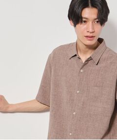 THE SHOP TK / ザ ショップ ティーケー シャツ・ブラウス | リネンライク半袖シャツ セットアップ可