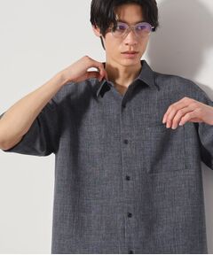 THE SHOP TK / ザ ショップ ティーケー シャツ・ブラウス | リネンライク半袖シャツ セットアップ可