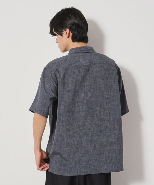 THE SHOP TK / ザ ショップ ティーケー シャツ・ブラウス | リネンライク半袖シャツ セットアップ可 | 詳細14