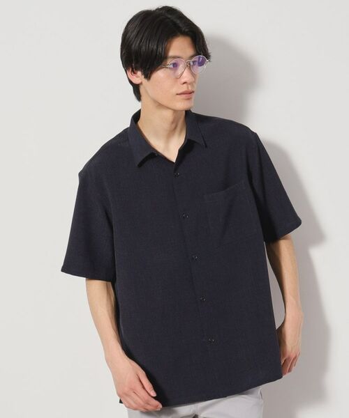 THE SHOP TK / ザ ショップ ティーケー シャツ・ブラウス | リネンライク半袖シャツ セットアップ可 | 詳細17