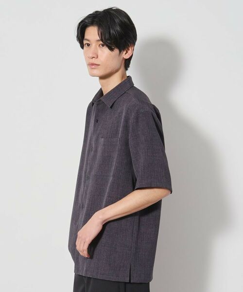 THE SHOP TK / ザ ショップ ティーケー シャツ・ブラウス | リネンライク半袖シャツ セットアップ可 | 詳細2