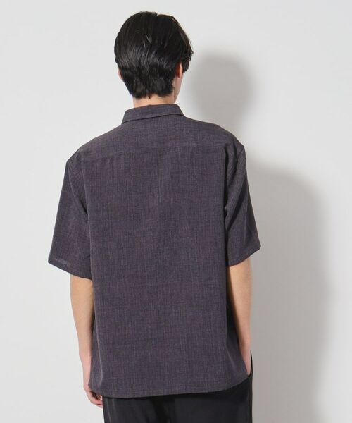 THE SHOP TK / ザ ショップ ティーケー シャツ・ブラウス | リネンライク半袖シャツ セットアップ可 | 詳細3