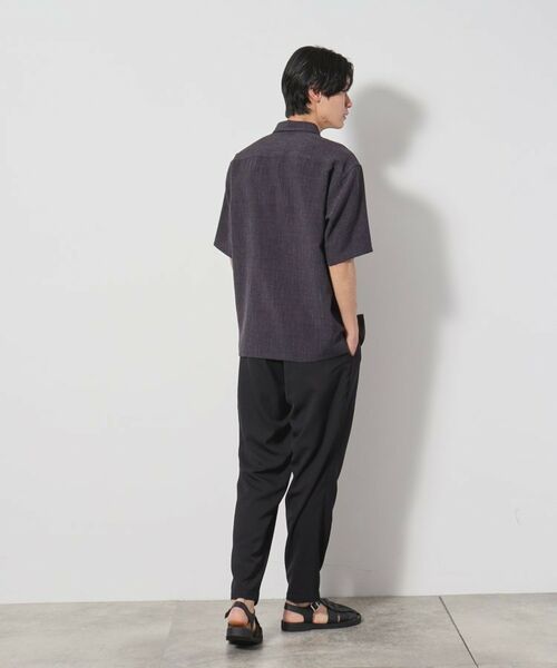 THE SHOP TK / ザ ショップ ティーケー シャツ・ブラウス | リネンライク半袖シャツ セットアップ可 | 詳細5