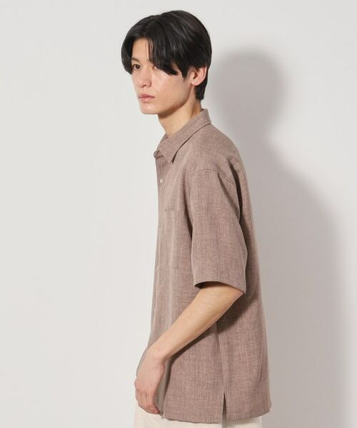 THE SHOP TK / ザ ショップ ティーケー シャツ・ブラウス | リネンライク半袖シャツ セットアップ可 | 詳細8