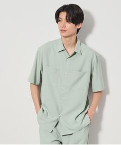 THE SHOP TK / ザ ショップ ティーケー シャツ・ブラウス | ドライポリ半袖シャツ　セットアップ可/吸水速乾/軽量