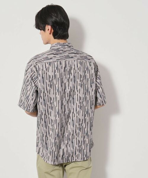 THE SHOP TK / ザ ショップ ティーケー シャツ・ブラウス | ドライポリプリント半袖シャツ　洗える/吸水速乾 | 詳細10