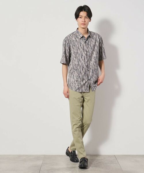 THE SHOP TK / ザ ショップ ティーケー シャツ・ブラウス | ドライポリプリント半袖シャツ　洗える/吸水速乾 | 詳細11