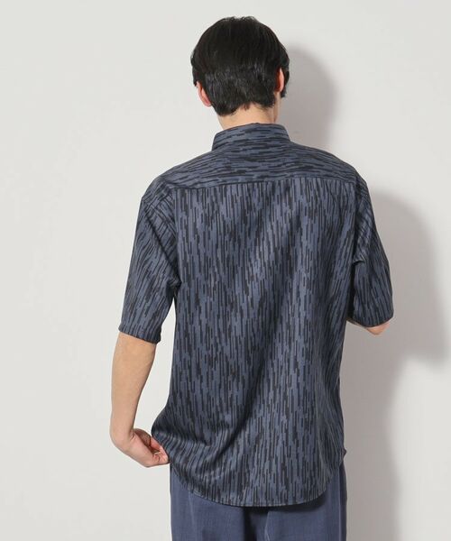 THE SHOP TK / ザ ショップ ティーケー シャツ・ブラウス | ドライポリプリント半袖シャツ　洗える/吸水速乾 | 詳細14