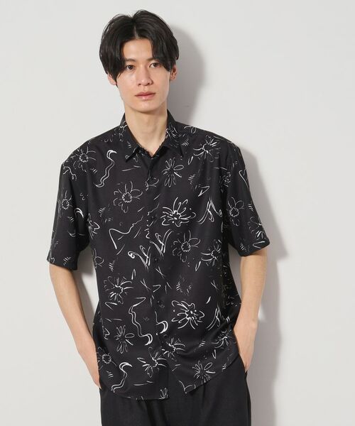 THE SHOP TK / ザ ショップ ティーケー シャツ・ブラウス | ドライポリプリント半袖シャツ　洗える/吸水速乾 | 詳細5