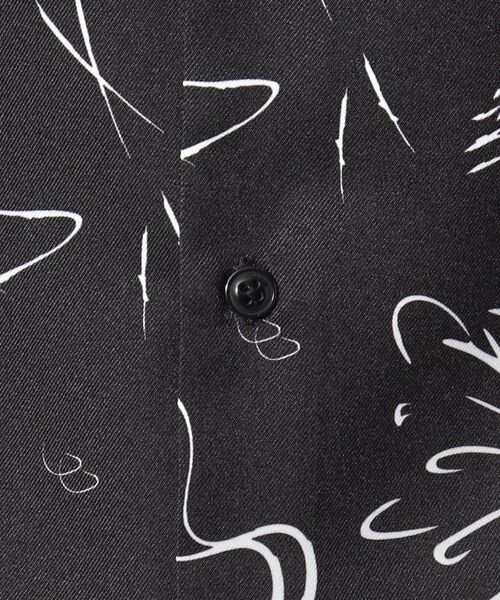 THE SHOP TK / ザ ショップ ティーケー シャツ・ブラウス | ドライポリプリント半袖シャツ　洗える/吸水速乾 | 詳細8