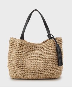 THE SHOP TK / ザ ショップ ティーケー トートバッグ | タッセル付き雑材トートバッグ