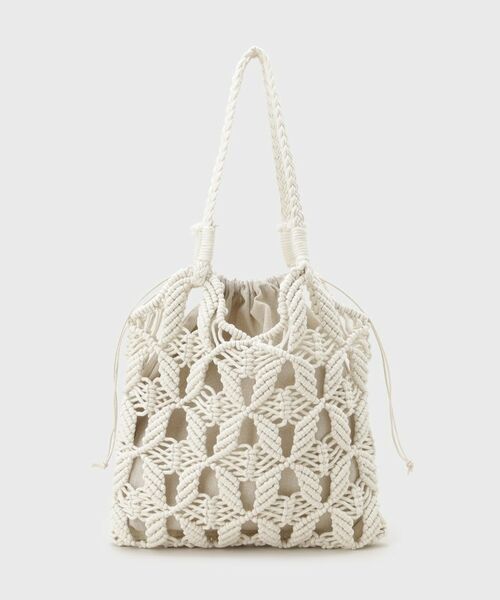 THE SHOP TK / ザ ショップ ティーケー トートバッグ | マクラメトートバッグ | 詳細1