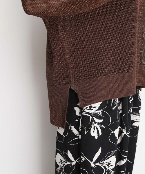 THE SHOP TK / ザ ショップ ティーケー ニット・セーター | ラメメッシュニット | 詳細19