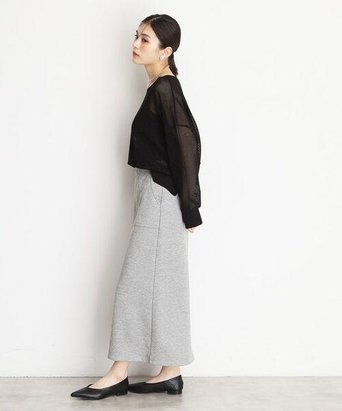 THE SHOP TK / ザ ショップ ティーケー ニット・セーター | ラメメッシュニット | 詳細8