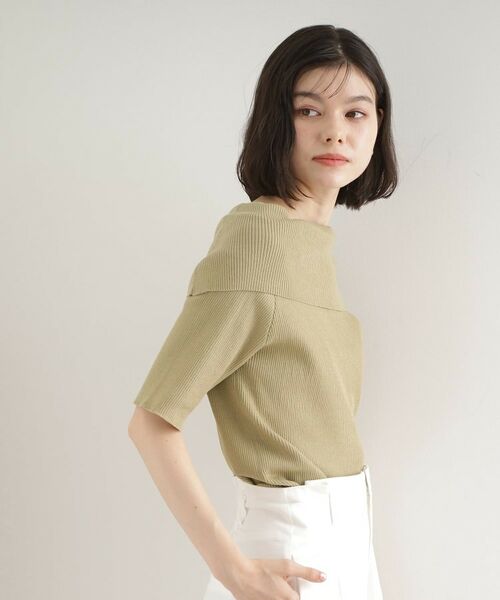 THE SHOP TK / ザ ショップ ティーケー ニット・セーター | オフショルダーニット【洗濯機OK】 | 詳細11