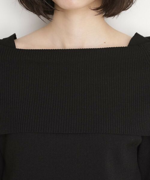 THE SHOP TK / ザ ショップ ティーケー ニット・セーター | オフショルダーニット【洗濯機OK】 | 詳細16