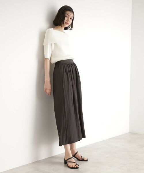 THE SHOP TK / ザ ショップ ティーケー ニット・セーター | オフショルダーニット【洗濯機OK】 | 詳細2