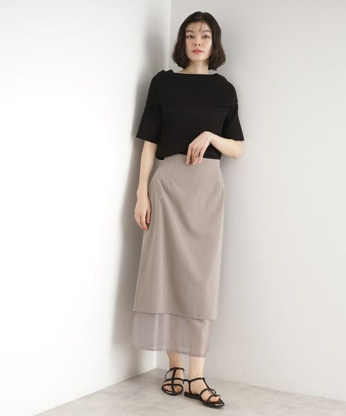 THE SHOP TK / ザ ショップ ティーケー ニット・セーター | オフショルダーニット【洗濯機OK】 | 詳細5