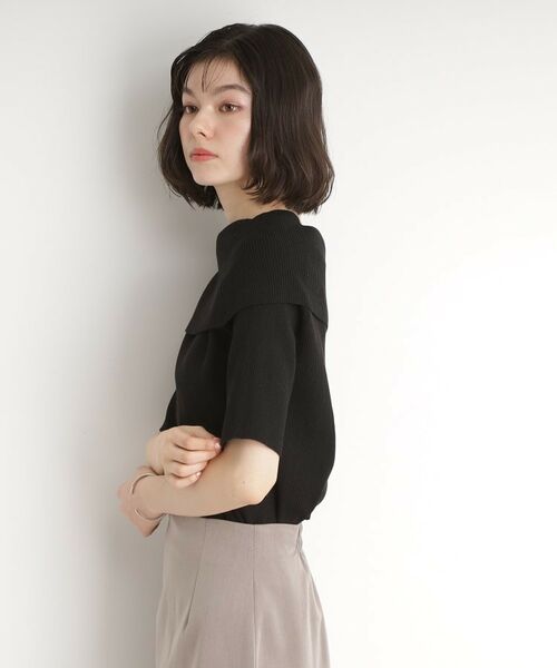 THE SHOP TK / ザ ショップ ティーケー ニット・セーター | オフショルダーニット【洗濯機OK】 | 詳細6