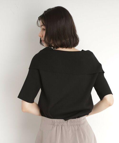 THE SHOP TK / ザ ショップ ティーケー ニット・セーター | オフショルダーニット【洗濯機OK】 | 詳細7