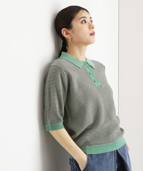 THE SHOP TK / ザ ショップ ティーケー ニット・セーター | ニットポロシャツ【洗濯機/アソート展開】 | 詳細18