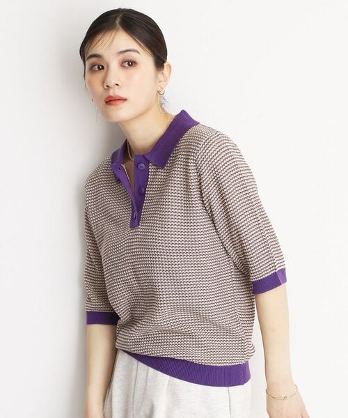 THE SHOP TK / ザ ショップ ティーケー ニット・セーター | ニットポロシャツ【洗濯機/アソート展開】 | 詳細22