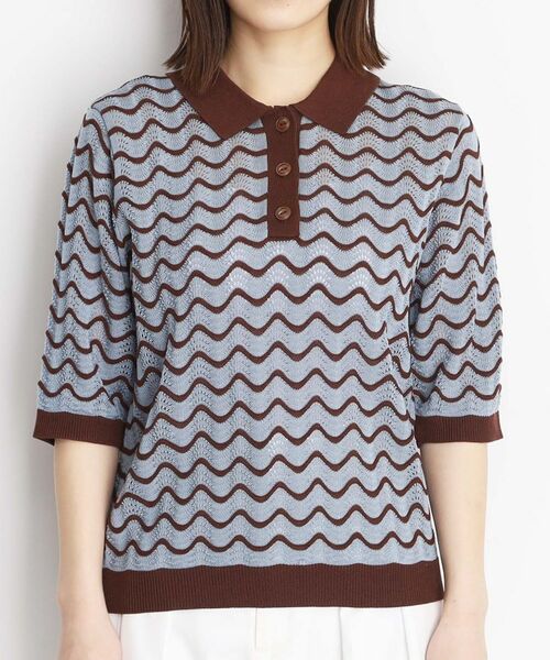 THE SHOP TK / ザ ショップ ティーケー ニット・セーター | ニットポロシャツ【洗濯機/アソート展開】 | 詳細26