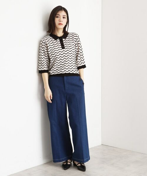 THE SHOP TK / ザ ショップ ティーケー ニット・セーター | ニットポロシャツ【洗濯機/アソート展開】 | 詳細3