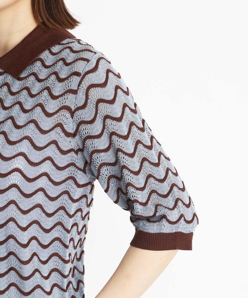 THE SHOP TK / ザ ショップ ティーケー ニット・セーター | ニットポロシャツ【洗濯機/アソート展開】 | 詳細30