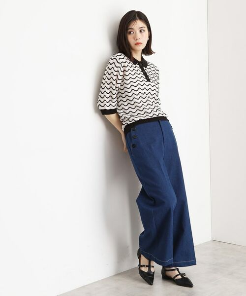 THE SHOP TK / ザ ショップ ティーケー ニット・セーター | ニットポロシャツ【洗濯機/アソート展開】 | 詳細4