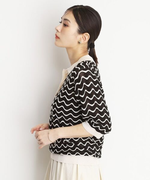 THE SHOP TK / ザ ショップ ティーケー ニット・セーター | ニットポロシャツ【洗濯機/アソート展開】 | 詳細7