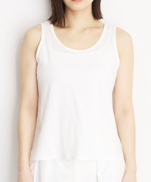 THE SHOP TK / ザ ショップ ティーケー その他トップス | 【前後2WAY】タンク付透かし柄ニット/洗える | 詳細28
