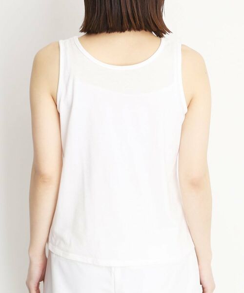 THE SHOP TK / ザ ショップ ティーケー その他トップス | 【前後2WAY】タンク付透かし柄ニット/洗える | 詳細29