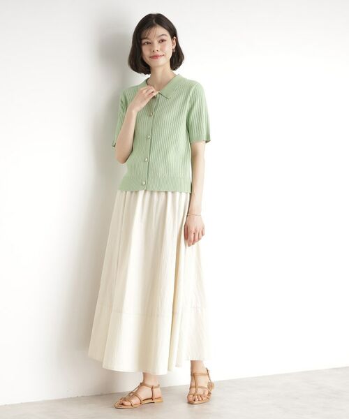 THE SHOP TK / ザ ショップ ティーケー ニット・セーター | リブニットポロシャツ【洗濯機OK】 | 詳細11