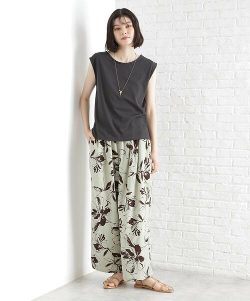 THE SHOP TK / ザ ショップ ティーケー キャミソール・チューブトップ | 前後2WAYワイドリブタンク【洗濯機OK】 | 詳細13