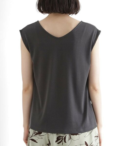 THE SHOP TK / ザ ショップ ティーケー キャミソール・チューブトップ | 前後2WAYワイドリブタンク【洗濯機OK】 | 詳細17