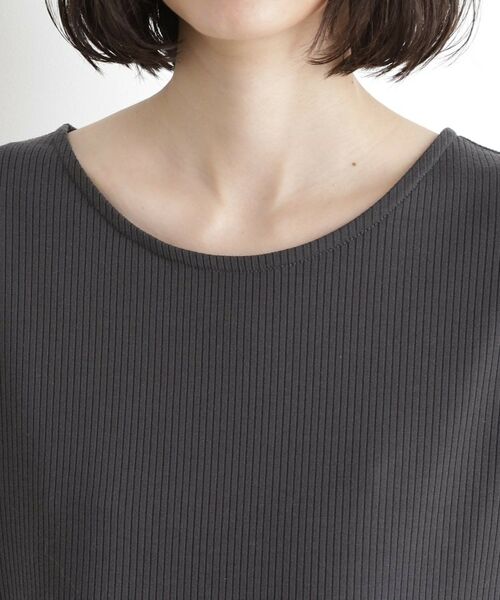 THE SHOP TK / ザ ショップ ティーケー キャミソール・チューブトップ | 前後2WAYワイドリブタンク【洗濯機OK】 | 詳細18