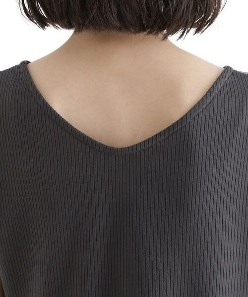 THE SHOP TK / ザ ショップ ティーケー キャミソール・チューブトップ | 前後2WAYワイドリブタンク【洗濯機OK】 | 詳細19