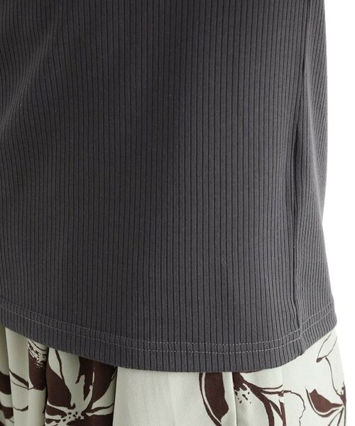 THE SHOP TK / ザ ショップ ティーケー キャミソール・チューブトップ | 前後2WAYワイドリブタンク【洗濯機OK】 | 詳細21